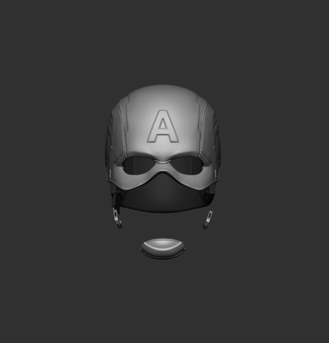 Captain Helmet 3D Print 201572