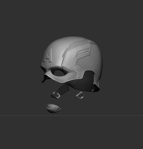 Captain Helmet 3D Print 201573