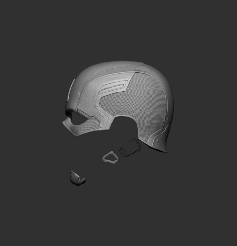 Captain Helmet 3D Print 201574