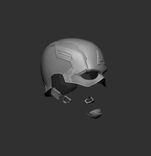 Captain Helmet 3D Print 201578