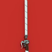Anime sword "Attack on Titan" - Thumbnail 2