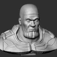 Small Thanos Bust 3D Printing 201693