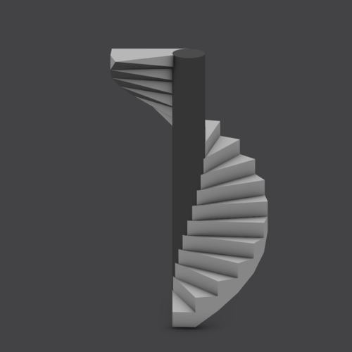 Spiral staircase 3D Print 201733