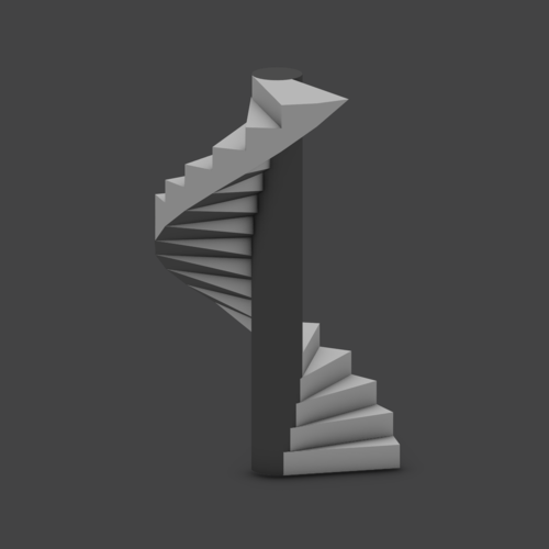 Spiral staircase 3D Print 201734