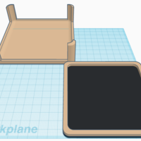 Customizable Coasters with Holder - Thumbnail 4