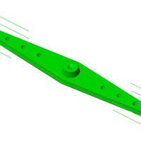 Surfski rudder plug for moulding/casting from. - Thumbnail 2