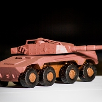 Rooikat Amourd Car( Wargame ) - Thumbnail 11