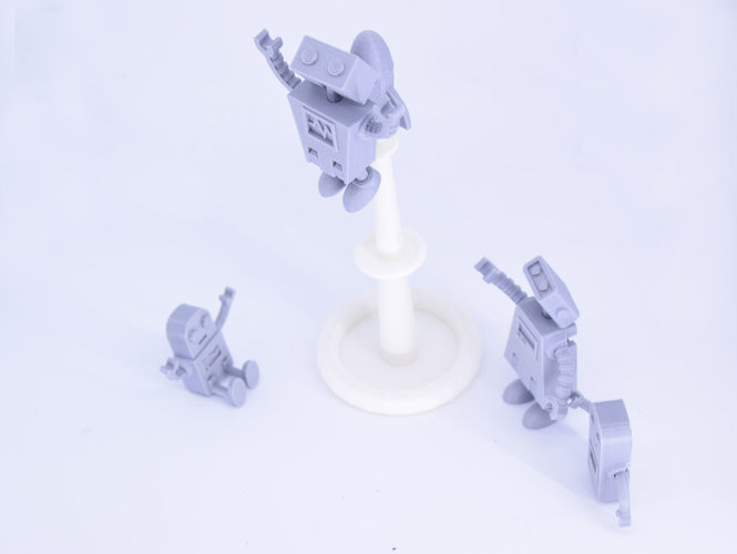 Robot Family Simple No Support 3D Print 201850