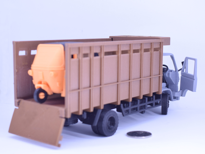 Classic Transport Truck No Support 3D Print 201852