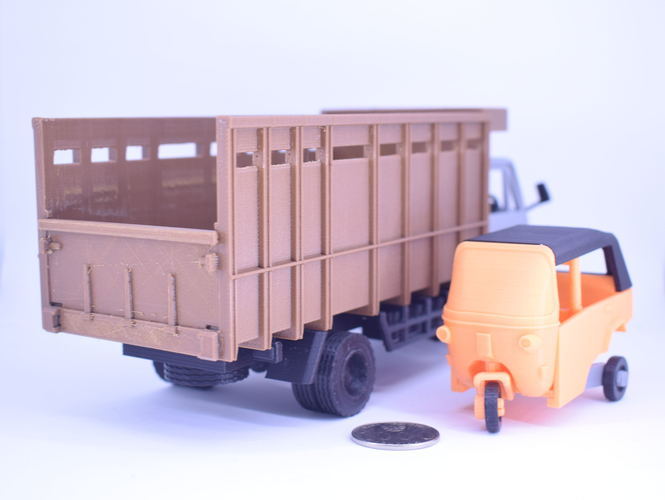 Classic Transport Truck No Support 3D Print 201853