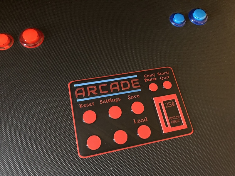 Arcade Machine Directions Card