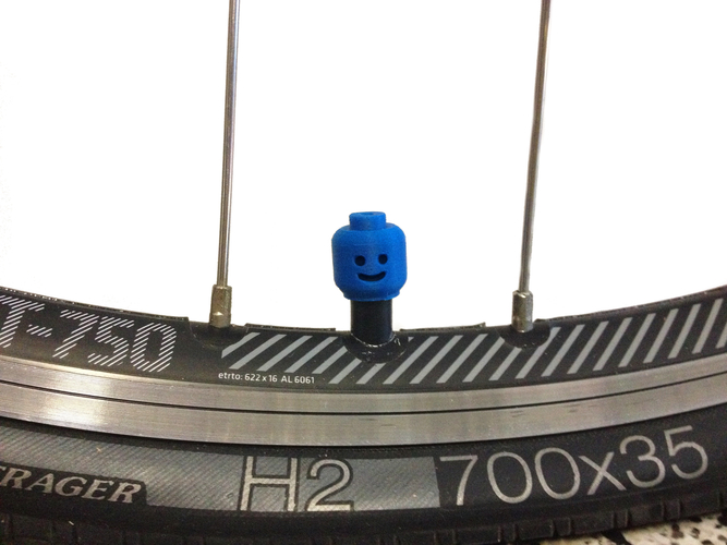 Lego Man Head Valve Cap Stem Bike Bicycle Car Truck Van 3D Print 201945
