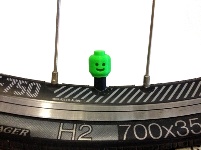 Lego Man Head Valve Cap Stem Bike Bicycle Car Truck Van 3D Print 201946