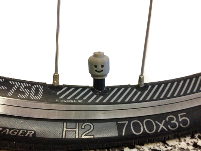 Lego Man Head Valve Cap Stem Bike Bicycle Car Truck Van 3D Print 201947