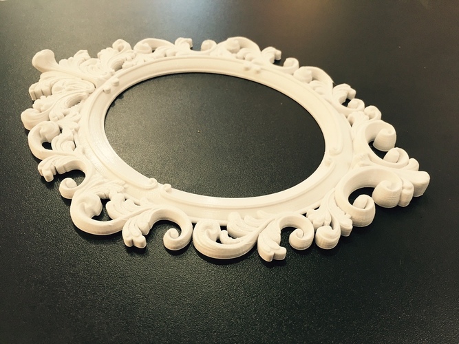 Baroque Picture Frame  3D Print 20196