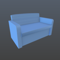 Patio 3 items, couch, sofa - Thumbnail 2