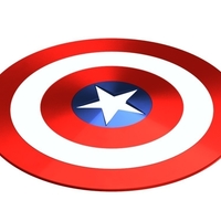 Captian Americal Shield Fidget Spinner - Thumbnail 2