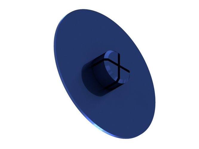 Captian Americal Shield Fidget Spinner 3D Print 202015