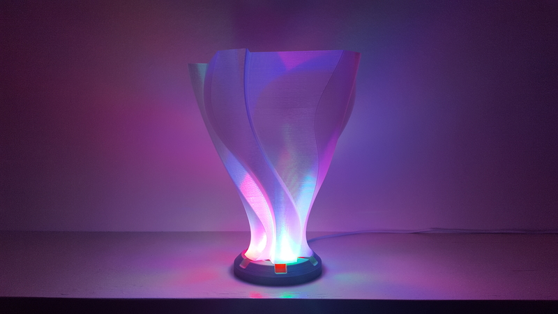 Unfolding Flower Vase Lampshade