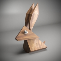 Small Rabbit 3D Printing 202102