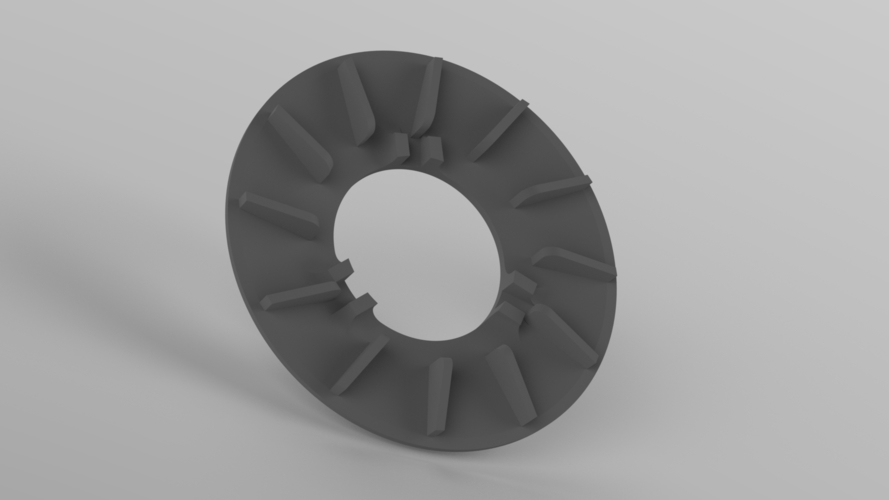 Scooter variator fan (50cc-100сс) 3D Print 202122