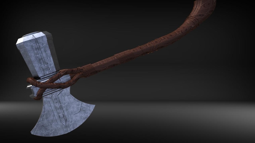 Mjolnir – God of War Ragnarok 3D print file and blueprint