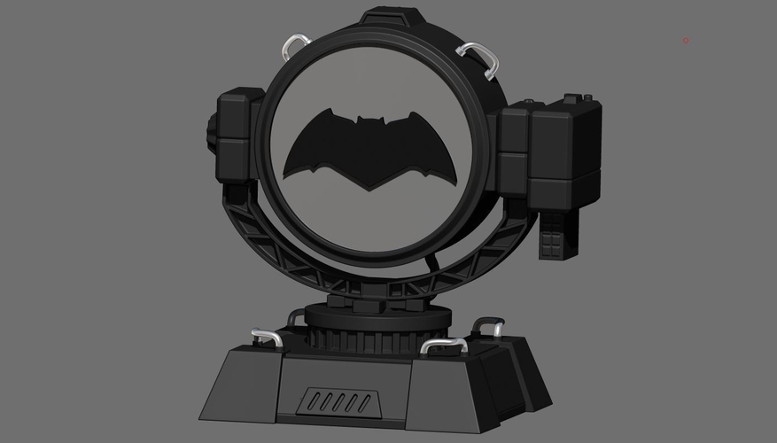 3D Printed Signal Night Light Base for Batman - Superman - Justice League  by Bstar3Dprint