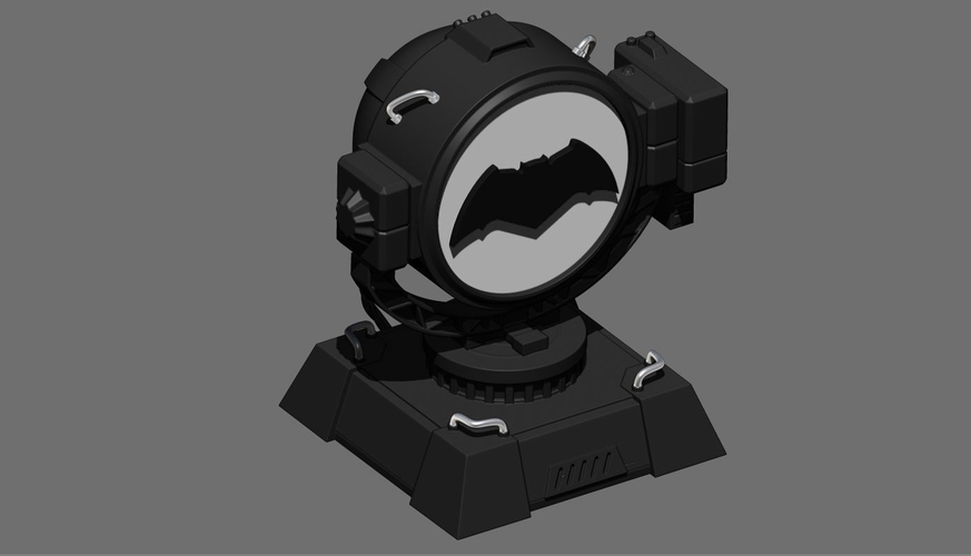 3D Printed Batman Light Signal by 3drs