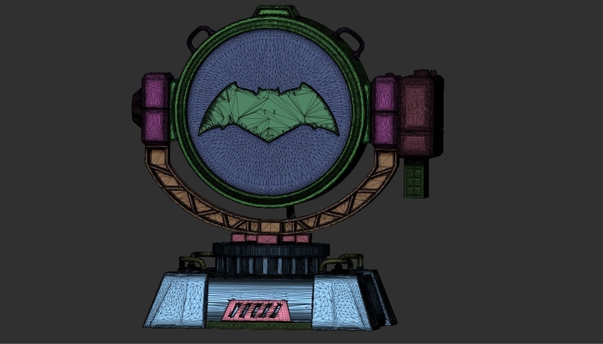 Signal Night Light Base for Batman - Superman - Justice League 3D Print 202300
