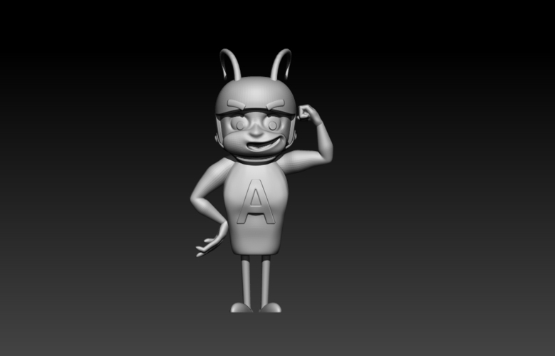 Atomic Ant - Strong Pose 3D Print 202324