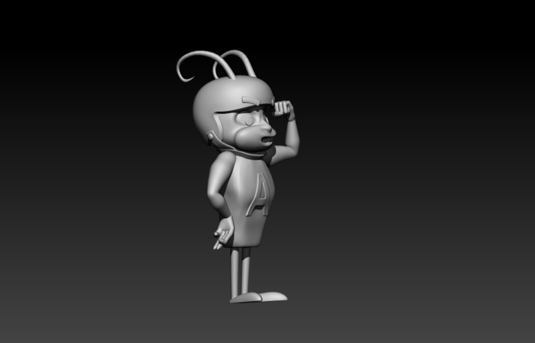 Atomic Ant - Strong Pose 3D Print 202326