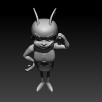 Small Atomic Ant - Strong Pose 3D Printing 202327
