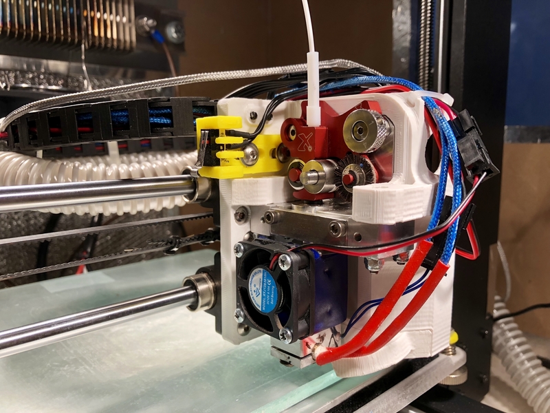 E3D v6 Carriage for Monoprice Wanhao Flexion - Air Head (Beta)