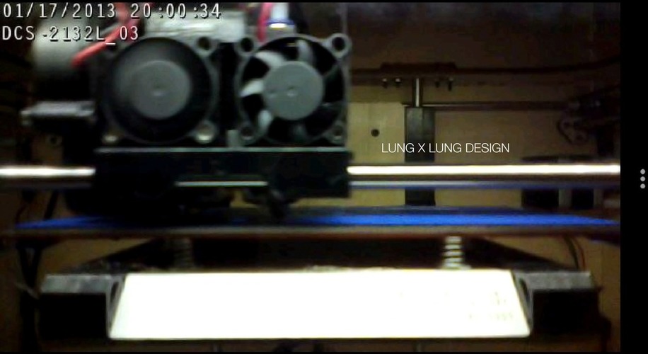Replicator WebCam mount (for D-LINK DCS-2132L) 3D Print 20242