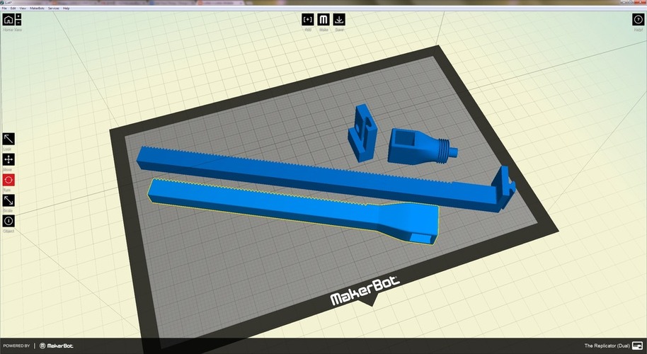 Replicator WebCam mount (for D-LINK DCS-2132L) 3D Print 20244