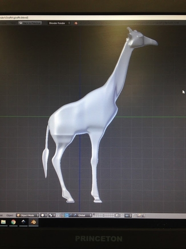 Giraffe 3D Print 202501