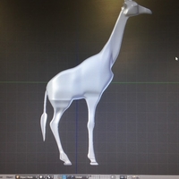 Small Giraffe 3D Printing 202501