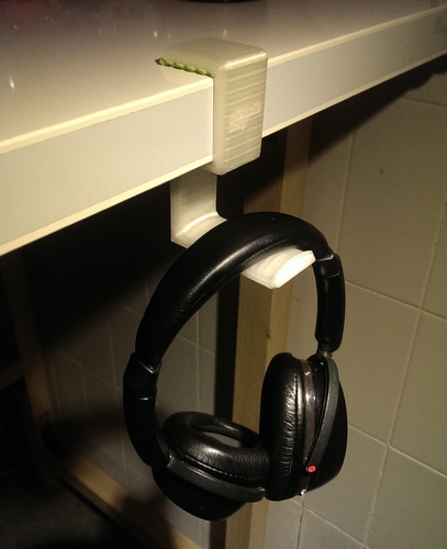 Headset Hook with non-slip mat