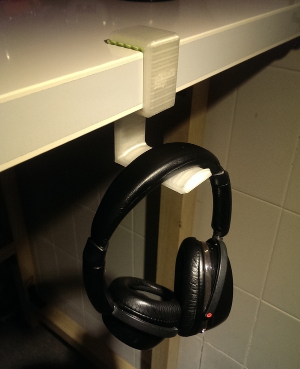 Headset Hook with non-slip mat
