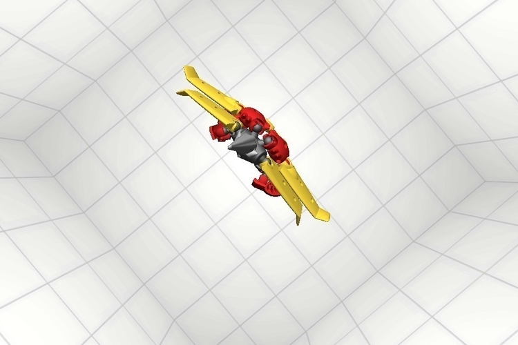 Jet Fighter Style 3D Print 202551