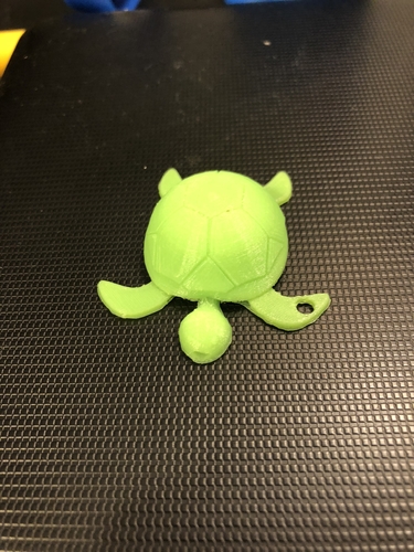 Sea turtle keychain 3D Print 202560