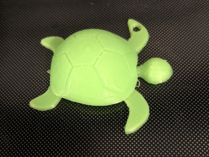 Sea turtle keychain 3D Print 202561