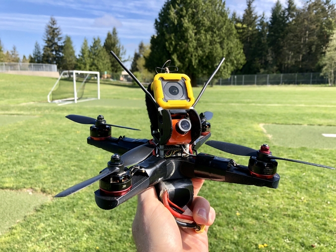 Birdbone Helium 210 FPV Quadcopter 3D Print 202582