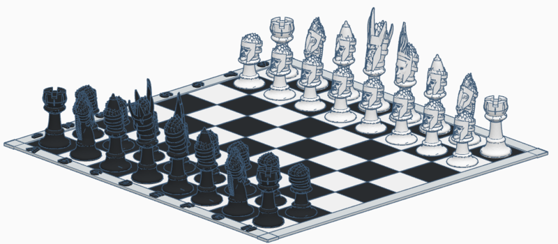 Chess Set Medieval