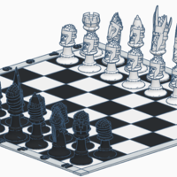 Chess Set Medieval - Thumbnail 1