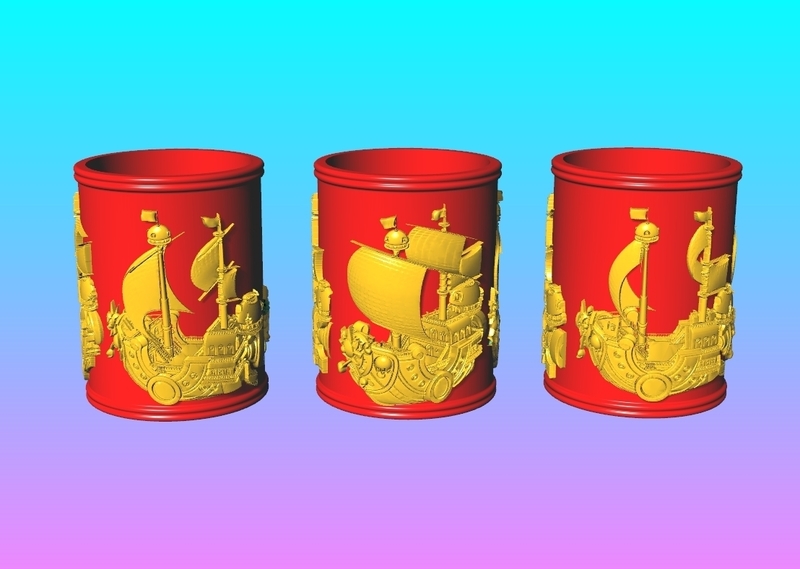 ​Anime pen holder One Piece Wanli Sunshine​