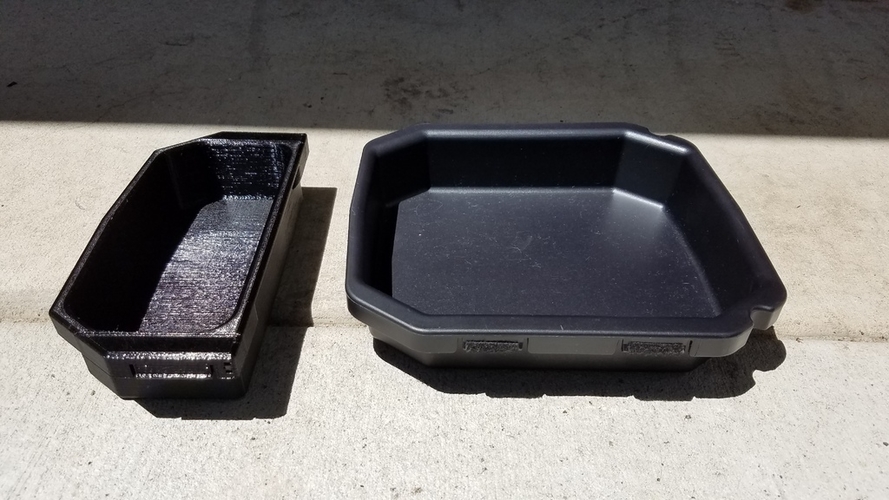 Toyota Highlander 2018 center console tray 3D Print 202669
