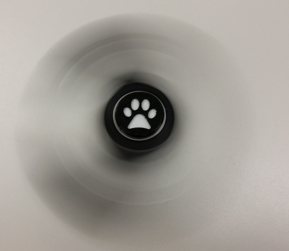 Dog bone fidget spinner 3D Print 202690