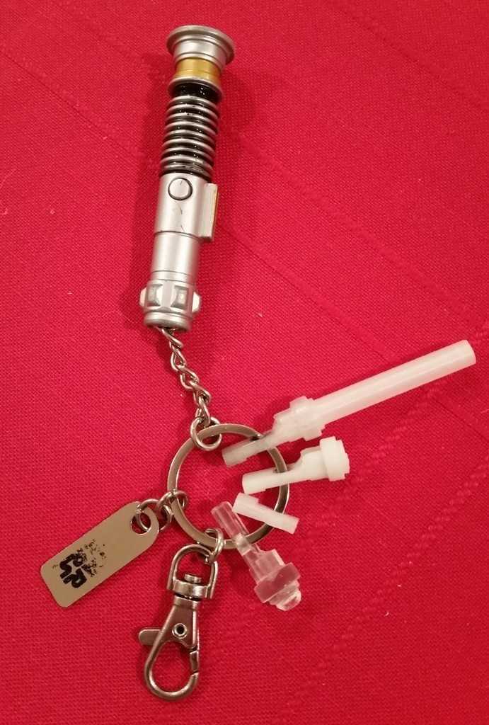 lightsaber keychain disney