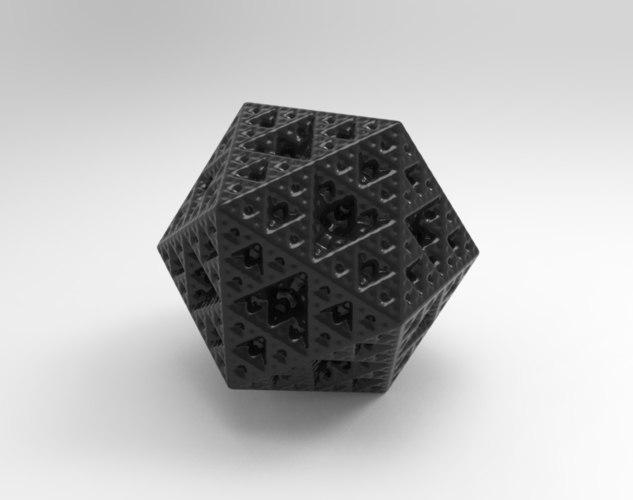 3d fractal object with stl 3D Print 202766